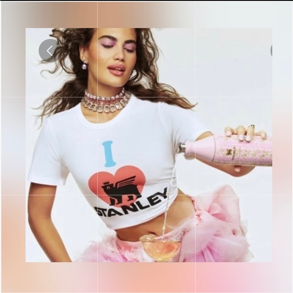 Rare🎀NIB💘BloomingHeirloom StanleyxLoveshackfancy AllDaySlim 20ozBottle🔥 - Picture 3 of 5